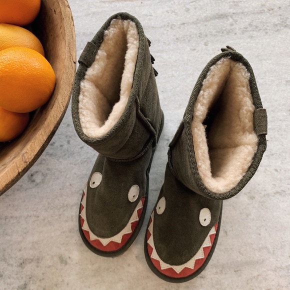 EMU Australia Kids Olive Croc - Picture 2 of 4